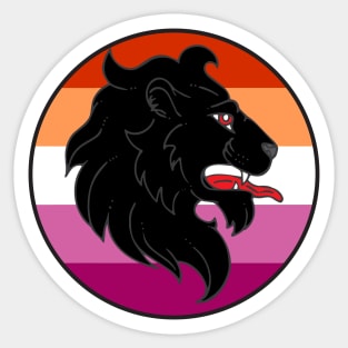 An Tir Pride - Lesbian - Populace Badge Style 1 Sticker